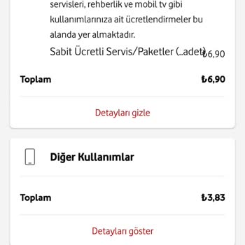Vodafone'dan Şikayetçiyim