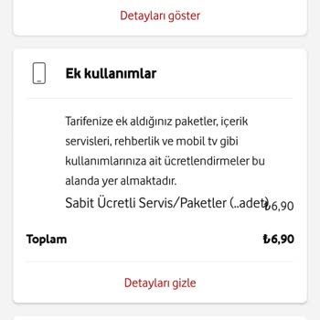 Vodafone'dan Şikayetçiyim