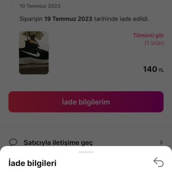 Gardrops Uygulamasında İade İşlemlerinde Yapılan Haksızlık