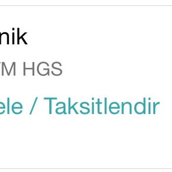 PttAVM HGS Bakiye Yükleme Hatası
