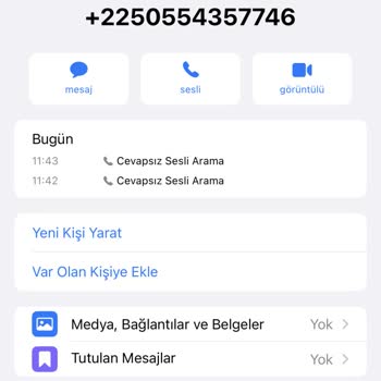 WhatsApp'tan Hiç Tanımadığım Bir Yabancı Numara Üzerinden Arandım