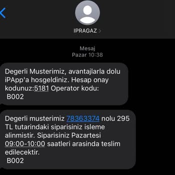 İpragaz Ev Tüpünün Teslim Edilmemesi