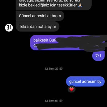 Hazeinfear.com Ürün Yollamıyor