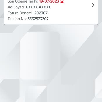 Vodafone İptal Edilen Hatta Fatura Kesildi