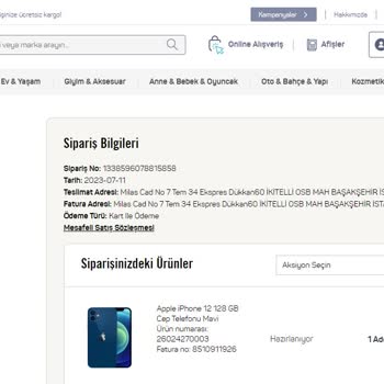 A101 'de Geciken Sipariş, Para İadesi Yapmıyorlar Ve Süründürüyorlar