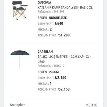 Decathlon Ürün Tedarik Edilememesi Ve Kargolanmaması
