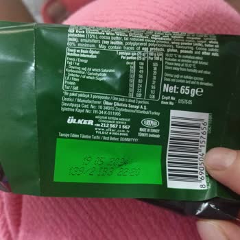 Ülker Antep Fıstıklı Bitter Bozuk Çikolata