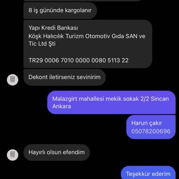 Evimod Halı Siparişi Verdim Göndermediler