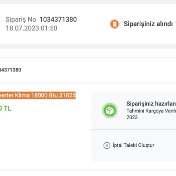 Koctas.com.tr Ürün Kargo Tarihini Yanıltıyor