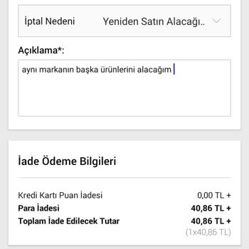 N 11 İade Olmuyor