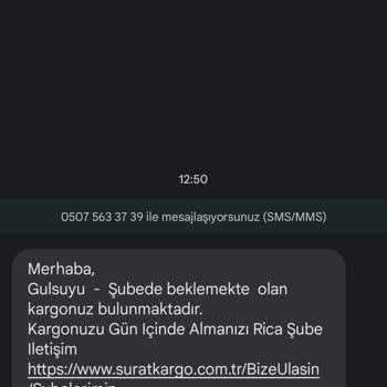 Getirilmeyen Kargom Sürat Kargo Pişmanlığı