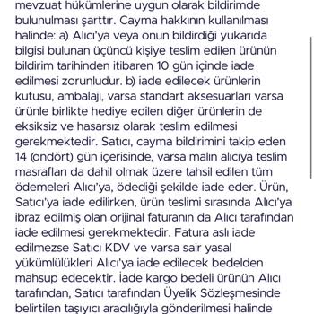 Teknosa İade Şarj Kablosu