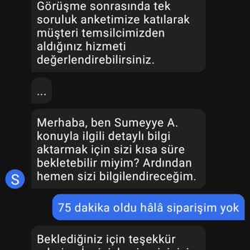 Usta Dönerci Yemek Siparişim Gelmedi