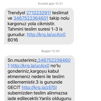 Aras Kargo Geçit Şube Kargoyu Getirmiyor