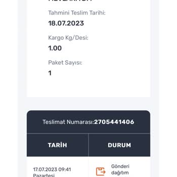 Sendeo Kargom Gelmiyor!