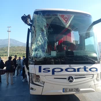 Isparta Petrol Turizm Pişmanlığı Uyuyarak Araç Kullanan Şoför