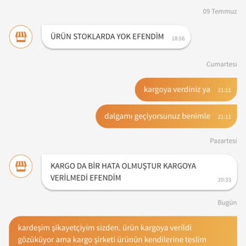 Trendyol Ürünüm Teslim Edilmiyor