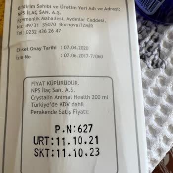 Vetdietsandrugs Son Kullanma Tarihi Geçmiş Kedi Sağlık Ürünü