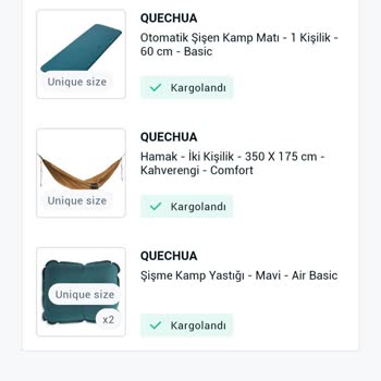 Decathlon Ürünüm Hakkında Bilgi Alamıyorum