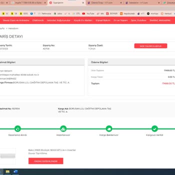 Gizerler (gizerler.com) Kargo Bilgisi Vermiyor