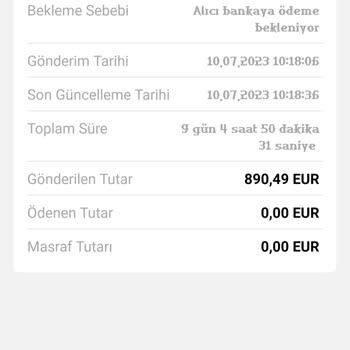 VakıfBank SWİFT İşleminin 9 Gündür Gerçekleşmemesi