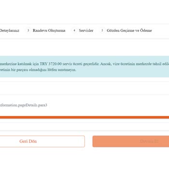 VFS Global Fransa Randevu Alma Problemi