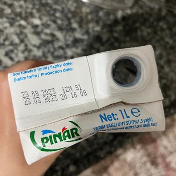 Yunus Market'ten Aldığım Pınar Sütler Bozuk Çıktı
