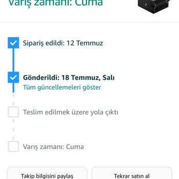 Amazon Teslimatta Gecikme/ilgisizlik/mağdur Oldum