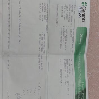 Garanti BBVA Konya Bosna Hersek Şubesinden Şikayetçiyim