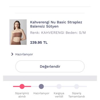 Penti Siparişimi Teknik Bir Sebepten Gönderemiyormuş.