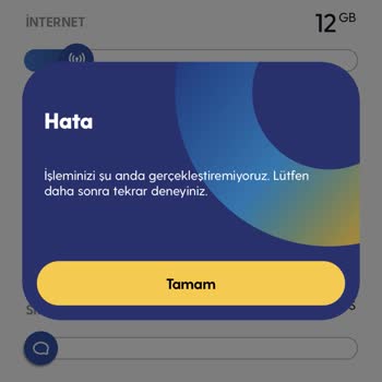 Turkcell Yapboz Tarife Uygulama Hatası
