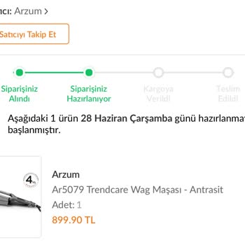 Trendyol Arzum Ürünümü Göndermiyor, İptalde Etmiyor