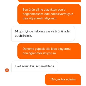 Hepsiburada İade Talebimin Onayını İstiyorum