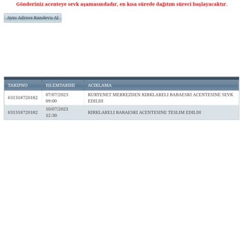 Kuryenet Kredi Kartım 10 Gündür Elime Ulaşmadı