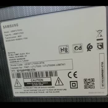 Samsung UE58TU7000UXTK Panel Arızası