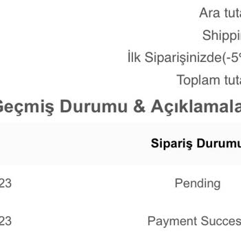 FILA Sipariş Gecikmesi Yanıt Alamama