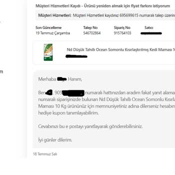 Hepsiburada Kendi Hatası İle Oluşan 900 TL Fiyat Farkını Bana Yıkıyor