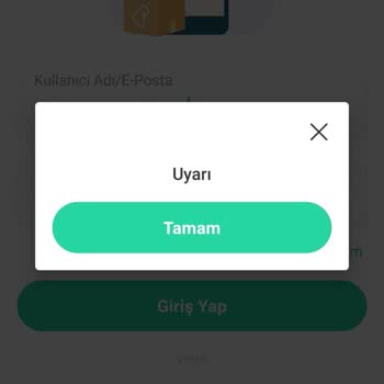 Dolap App Giriş Sorunu!
