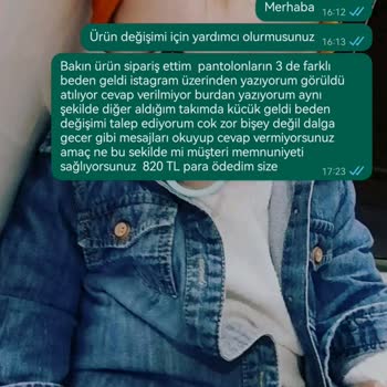 Tuğram Butik Ürünlerin Farklı Bedenlerde Gelmesi Ve Müşteri Hizmetlerinin İlgisizliği