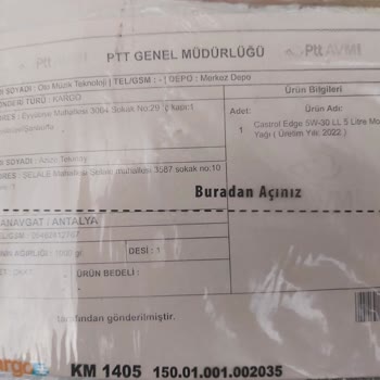 Castrol Aldığım Motor Yağı Üretim Tarihi Farklı