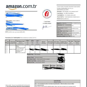 Amazon Televizyon Siparişim Kargoda Görünen Ürüne Kargolanmadı Dedi.