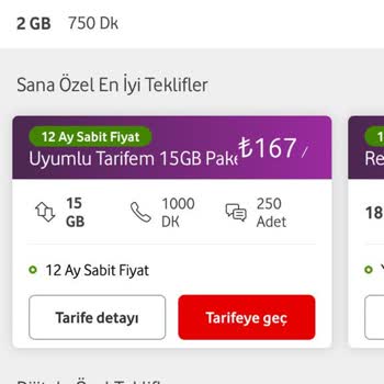 Vodafone Fiyatları 3-4 Katı