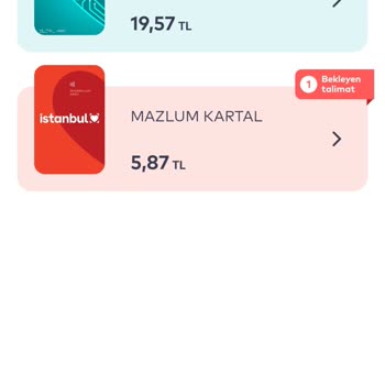 İstanbul Kart Bakiye Aktarımı Ve Bekleyen Talimat Sorunu