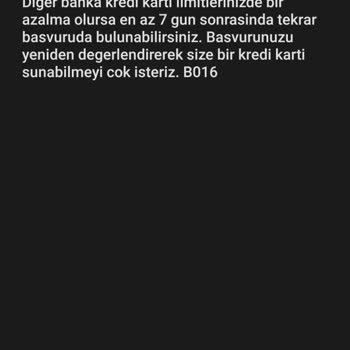 Enpara Kredi Kartı Reddediyor