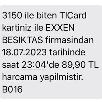 Exxen Beşiktaş Hesabımdan Casus Yazılımla Para Çekti