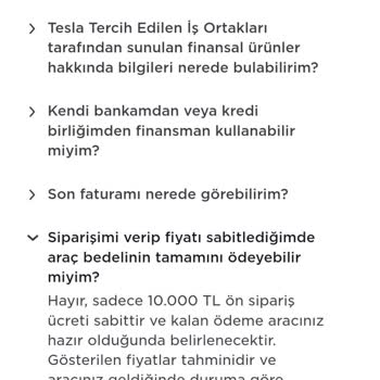 Tesla Fiyat Sözünde Durmaması!