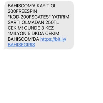 Betine Spam Mesaj Gönderimi