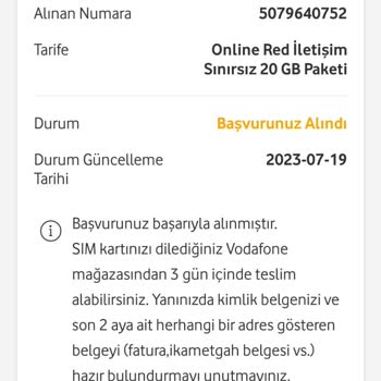 Vodafone Tıkla Gel Al