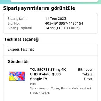 Amazon'a Göre Öngörülemeyen Tedarik Sıkıntısı