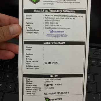 Monster Notebook Ekran Kendiliğinden Kapanması